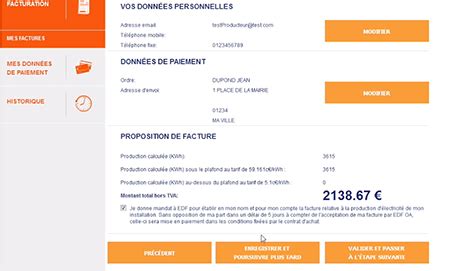 oasolaire facturation
